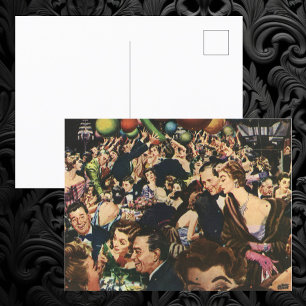 Verjaardagsfeest Ballonnen, Hollywood Thema Briefkaart