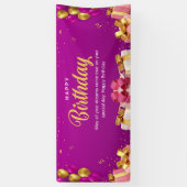 Verjaardagsfeest Banner (Verticaal)