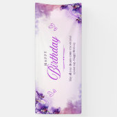 Verjaardagsfeest banner (Verticaal)