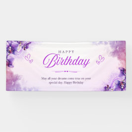Verjaardagsfeest banner