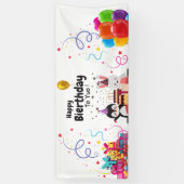 Verjaardagsfeest Banner (Verticaal)