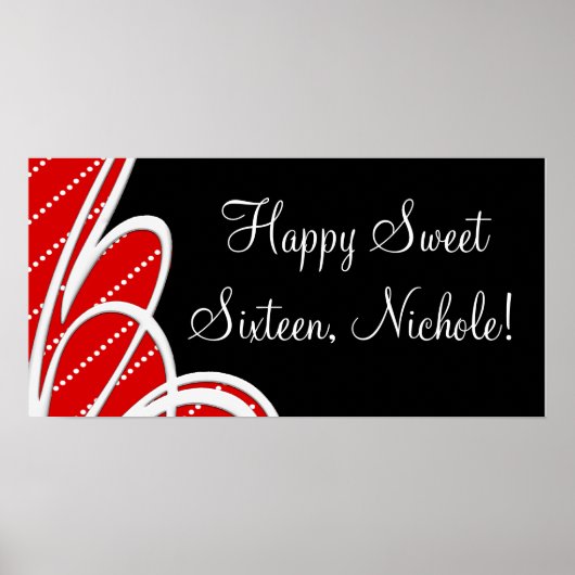 Verjaardagsfeest banners posters (Voorkant)