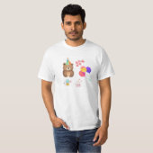 Verjaardagsfeest Beer T-shirt (Voorkant volledig)