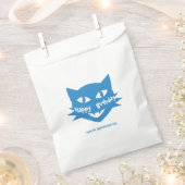 Verjaardagsfeest Behandel Tas BLUE Cat Bedankzakje (Geknipt)