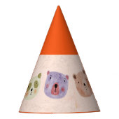 Verjaardagsfeest Beren Feesthoedjes (Voorkant)