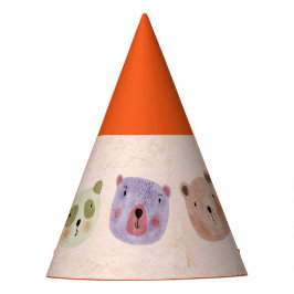 Verjaardagsfeest Beren Feesthoedjes