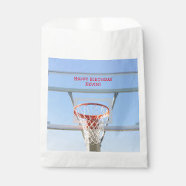 Verjaardagsfeest Blue Sky Hoop Basketbal Sport Bedankzakje