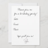 Verjaardagsfeest Bluebird Tree Natuur Art Kaart (Achterkant)