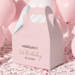 Verjaardagsfeest Blush Pink Bedankt Naam Bedankdoosjes<br><div class="desc">Maak uw evenement onvergetelijk met onze Monogram Stijlvolle Moderne Blush Roze Favorieten Boxen! Met een levendig blush roze ontwerp en gepersonaliseerd met uw monogram in een strak, modern lettertype, voegen deze voorkeurskisten een chique, aangepaste toets toe aan uw vieringen. Perfect voor bruiloften, verjaardagen of speciale gelegenheden, ze bieden een stijlvolle...</div>