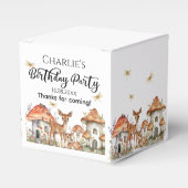 Verjaardagsfeest Boho Woodland Forest Animals Bedankdoosjes (Voorkant Zijde)