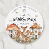 Verjaardagsfeest Boho Woodland Forest Animals Bedankjes Labels (Voorkant)