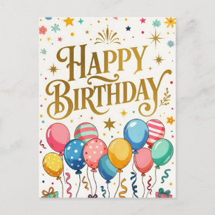 Verjaardagsfeest Briefkaart