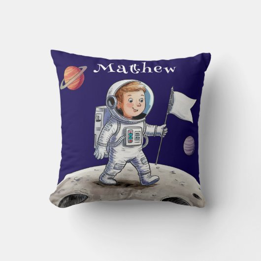 Verjaardagsfeest buiten deze wereld - Astronaut Th Kussen (Voorkant)