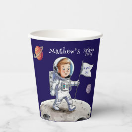 Verjaardagsfeest buiten deze wereld - Astronaut Th Papieren Bekers