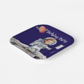 Verjaardagsfeest buiten deze wereld - Astronaut Th Papieren Bordje (Gebogen)