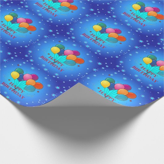 Verjaardagsfeest Cadeaupapier (Hoek)