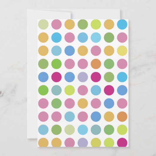 VERJAARDAGSFEEST CIRCUS KAART (Achterkant)