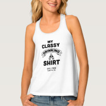 Verjaardagsfeest Classy Drink Shirt Tanktop