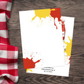 Verjaardagsfeest Custom Outdoor BBQ Kaart