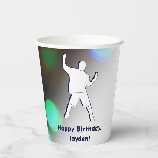 Verjaardagsfeest Dansfeest Verlichting Papieren Bekers (Achterkant)