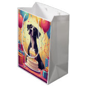 Verjaardagsfeest Dog Argenta Medium Cadeauzakje (Achterkant Gekanteld)