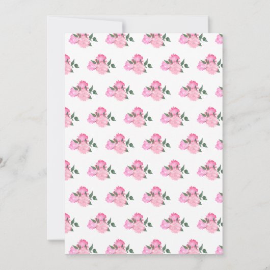 Verjaardagsfeest Donkere Huid Prinses in Roze Kaart (Achterkant)