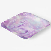 Verjaardagsfeest Eenhoorn Papier Bord (Gebogen)