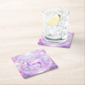 Verjaardagsfeest Eenhoorn Papier Onderzetter (Insitu)