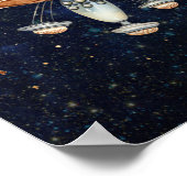 Verjaardagsfeest Eerste reis rond de zon Welkom Poster (Hoek)