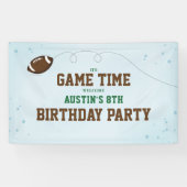 Verjaardagsfeest Football Welkom Teken Custom Spandoek (Horizontaal)