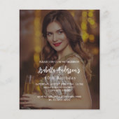 Verjaardagsfeest foto budget uitnodiging flyer (Voorkant)