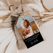 Verjaardagsfeest Foto Dank u Cadeaulabel