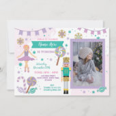 Verjaardagsfeest Foto Notenkraker Kerstballet Kaart (Voorkant)