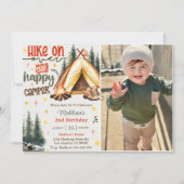 Verjaardagsfeest Foto van onze blije Camper  Kaart (Voorkant)