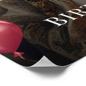 Verjaardagsfeest foto welkom poster (Hoek)