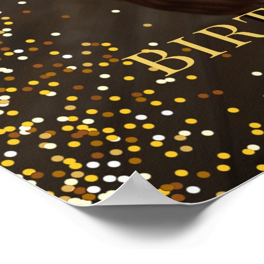 Verjaardagsfeest foto welkom poster (Hoek)