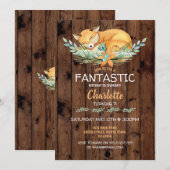 Verjaardagsfeest Fox Girls Boys Wood Fantastisch Kaart (Voorkant / Achterkant)