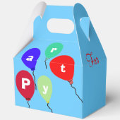 Verjaardagsfeest Fun Balloons Bedankt Bedankdoosjes (Voorkant)