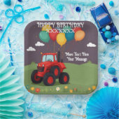 Verjaardagsfeest gepersonaliseerd papieren bordje (Feest)