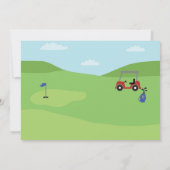 Verjaardagsfeest Golf Elke leeftijd Golfen Foto Ui Kaart (Achterkant)