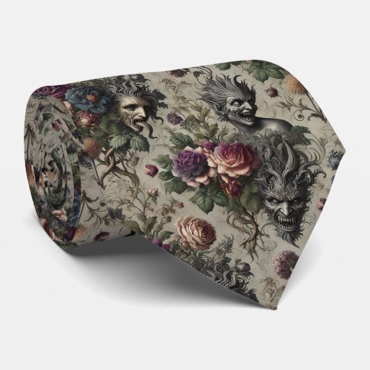 Verjaardagsfeest - Gotisch Victoriaans Stropdas (Opgerold)