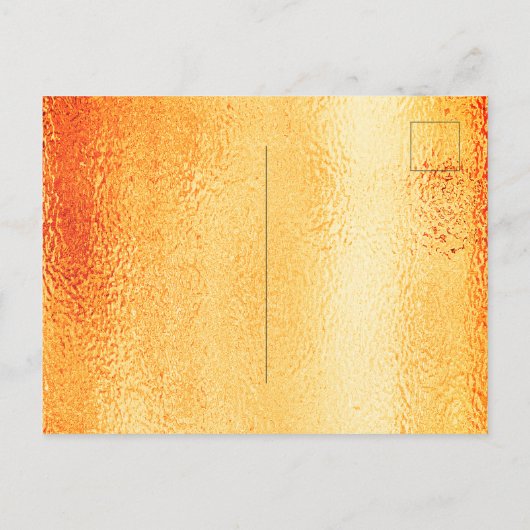 Verjaardagsfeest gouden boog save the date briefkaart (Achterkant)