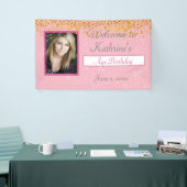 Verjaardagsfeest Gouden Glitters, Glitters Spandoek (Beurs)