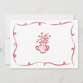 Verjaardagsfeest grillige hand getrokken foto kaart (Achterkant)