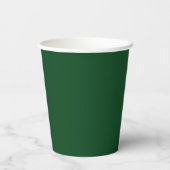 Verjaardagsfeest groen papieren bekers (Achterkant)