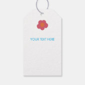 VERJAARDAGSFEEST Groovy Handbeletterd KLEURRIJKE C Cadeaulabel (Achterkant)