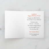 Verjaardagsfeest - Herfstheks gepersonaliseerde ui (Binnen)