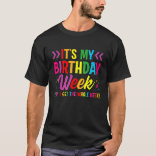 Verjaardagsfeest Het is mijn verjaardag week Yep d T-shirt