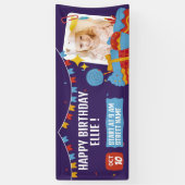 Verjaardagsfeest Horizontale banner voor uw Kinder (Verticaal)