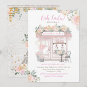 Verjaardagsfeest in Parijs Kaart (Voorkant / Achterkant)